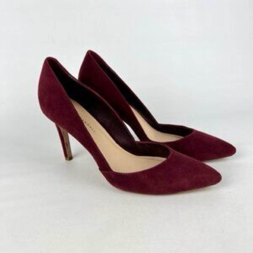 Loeffler Randall Sydnee pump in wine suede size 9